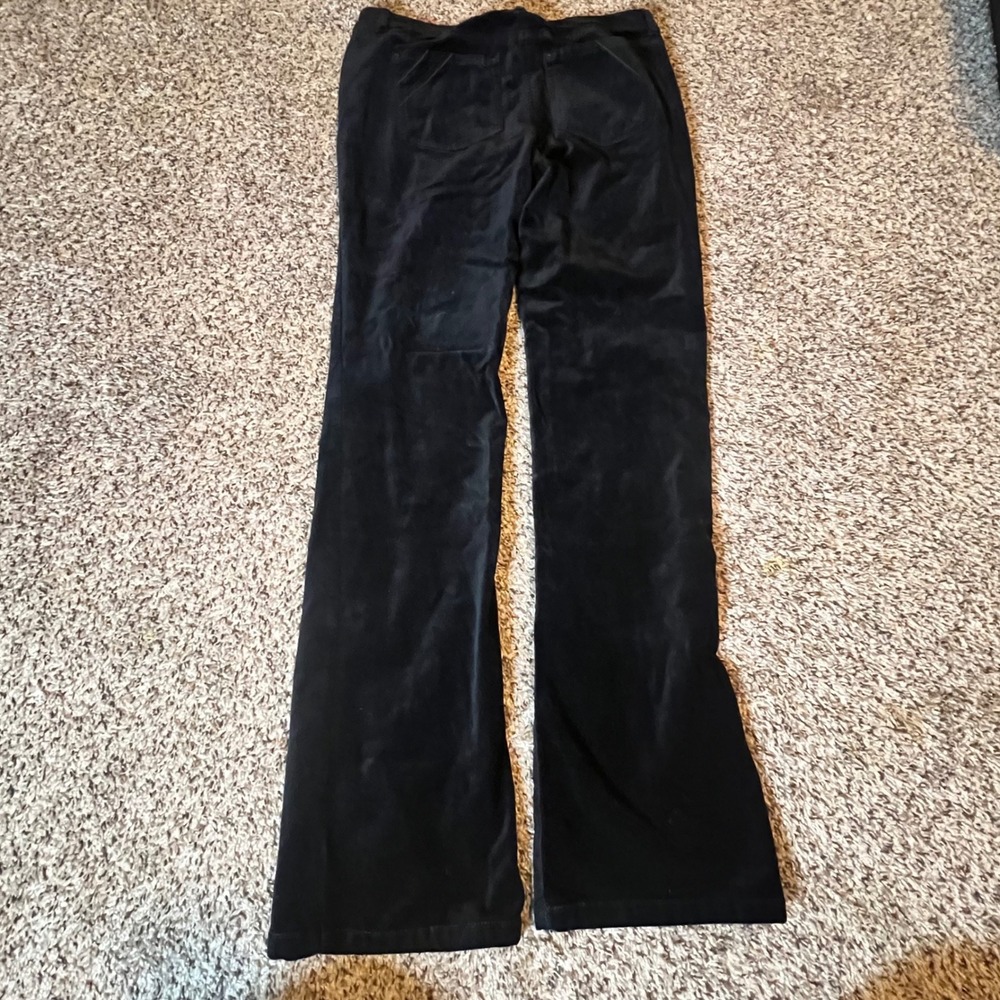 White House Black Market Blanc Black‎ Velvet Boot Leg Pants Womens 2R RN111459 - Picture 8 of 8